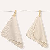 エルフ ベビー(Fairy Baby)オーガニックコットンベビーハンカチ よだれかけ 赤ちゃん用タオル ビブ スタイ 2枚セット ストライプ