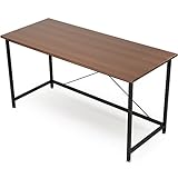 デスク PCデスク パソコンデスク 木製 角丸加工 幅140×奥行60cm ウォルナット