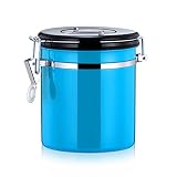 Diguoコーヒーストレージキャニスタープレミアム品質ステンレススチールBeanコンテナfor Better Tastingコーヒー – 真空シールVents Away co2ガスCoffee Bea