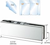 CRL Polishedステンレス調節可能な北americantopドアパッチ継手