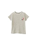 [ミキハウス] MIKIHOUSE 【ダブルＢ】 Everyday Double_B ワッフル素材の半袖Ｔシャツ (80cm-150cm) 62-5203-789 グレー 90cm
