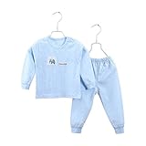 (ホールドウェル)holdwell キッズ パジャマ 男の子 女の子 長袖 上下セット ベビー ジュニア ルームウェア 肩ボタン シャツ