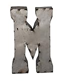 High Quality Letter M for Decor, 14-Inch,Silver