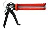 AMSTON Professional Caulking Gun (回転Barrel for Smootherアプリケーション）、人間工学ハンドル、と親指圧力リリースボタン – 最適なツールのホーム改
