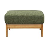 ISSEIKI オットマン 幅60㎝ グリーン 木製 【ER-01-19】