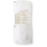 スワドルデザインズ SwaddleDesigns マーキゼット 軽量 ガーゼ おくるみ - モッドサークルオンホワイト ブランケット SD-405 敷布団 掛布団 日よけ 出産祝い 春夏秋 エイデンア