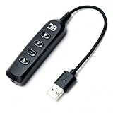 Decibell 外付けサウンドカード DAC USBイヤホンジャック変換アダプター オーディオミニプラグ 3.5mm テレワーク オンライン会議 ノートPC用