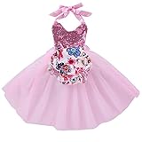 Cutelove ベビードレス　ボディスーツ　ロンパース　ノースリーブ　女の子　夏　素敵　プリンセス　花柄　紗　プリント　可愛い