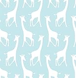 Wall Pops NU1409 Turquoise Savannah Soiree Peel and Stick Wallpaper [並行輸入品]