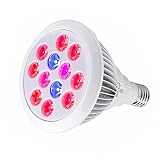 Best Yang 植物育成ledライト E26 口金 24W 省エネ LED電球 室内栽培ランプ 水耕栽培ランプ 3つの波長 (660nm/630nm/460nm) 【PSE認証済み】