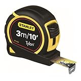 STANLEY TAPE MEASURE 3M/10FT YELLOW