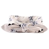 Faithtur 新生児 女の赤ちゃんの弓ヘッドバンドヘッドアクセサリー (J まだら犬)