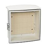 河村電器 プラボックス 屋根付 ABS樹脂製 スモークアクリルドア付 ボデークリーム色 SPNO 3020-14T