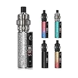【X80】電子タバコ Eleaf iStick X80 モッド本体（イーリーフ アイスティック）+5ml Melo X アトマイザー タンク スターターキット 510ヴェポライザー 3200mAhバッテリー 80W Type-C充電対応 爆煙 シーシャ 持ち運びvape ベイプ リキッドなし ニコチンなし (Silver)