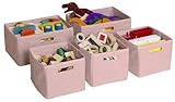 Guidecraft Pink Storage Bins - Set of 5 G85709 by Guidecraft [並行輸入品]