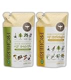 プロハーブ シャンプー コンディショナー 詰替セット EM ヘアシャンプー (400ml×1袋) EM ヘアコンディショナー (400ml×1袋) (シャンプー1袋/コンディショナー1袋の詰替セット)