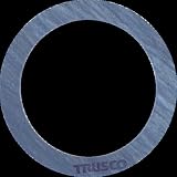 TRUSCO ガスケット フランジ内パッキン 5K 100A 厚み1.5mm TFPU-5K100A-15
