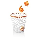 Spalding ® Hoopster ® " Crunch Time " 12.5 Dia。( 5 Gal。容量)頑丈、耐久性プラスチックバスケットボールNet Wastepaper Basket