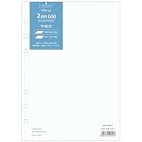 A5サイズ6穴リフィル 中厚口用紙 100シート ホワイト (無地（プレーン）) LR-1011-P