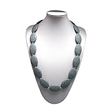 Roo Beads 'Olivia' Silicone Teething Necklace for Nursing Breastfeeding Moms, Babies, Toddlers BPA-F