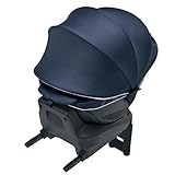 カーメイト エールベベ クルット4i グランス 新生児から4歳用チャイルドシート ISOFIX取付(360度 サイレントターン/らくのせフラットシート/ワイドサンシェード) プラチナネイビー BF88