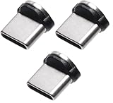 [カロカック] マグネット充電ケーブル用端子 マグネット端子 ライトニング端子 Type-C Type C 2A 1pin 3個セット (Type-C）