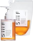 【Amazon.co.jp限定】SiiiF シーフ リンスインシャンプー 本体＋詰め替え セット (シャンプーボトル1点 詰替え1点) プレゼント ギフト