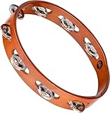 MEINL Percussion マイネル タンバリン Traditional Wood Tambourine Steel Jingles 1row TA1AB 【国内正規品】