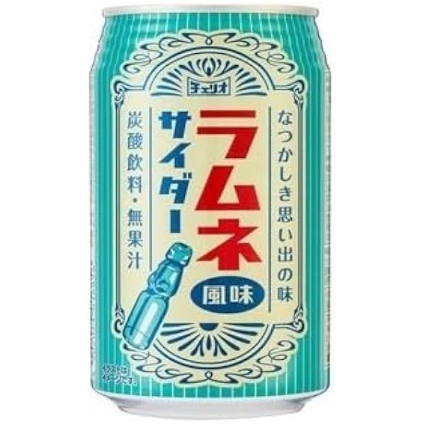 Amazon.co.jp: チェリオ ラムネ風味サイダー 缶 350ml×2ケース