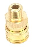 Forney 75128 Pressure Washer Accessories, Quick Coupler Male Socket, 3/8-Inch Male NPT, 4,200 PSI [並