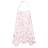 Miracle Baby（ミラクル ベビー）授乳ケープ　ナーシング カバー Baby Nursing Covers コットン100%　1セット (フラミンゴ)