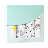 エイデンアンドアネイ おくるみ ブランケット 4セット ギフト 出産祝い ロイヤルベビー swaddle wrap(カラー：color pop)2063 Aden+Anais [並行輸入品]