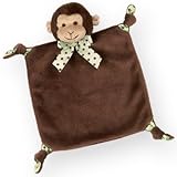 Bearington Baby Plush Monkey Baby Blankie - Bearington Wee Giggles by Bearington