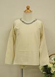日本製 ベビー服 長袖Tシャツ 110627 130 グリーン