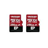 【2枚セット】Patriot 256GB A1 V30 Micro SD Card for Android Phones and Table