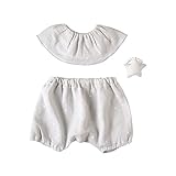 10mois ビブ&ブルマ&がらがらセット グレー 3055