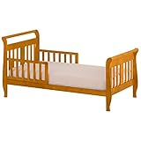 Angel Line Sleigh Toddler Bed 6198S - Oak by Angel Line