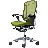 オカムラ オフィスチェア コンテッサ セコンダ 可動肘 ハイバック 座:クッション グリーン CC83BS-FPC5