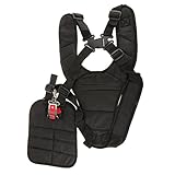 WINOMO 刈払機 肩掛けバンド ショルダー ハーネスストラップ 腰当て 肩掛け ベルト ブラック