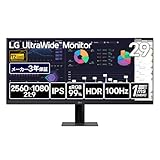 LG UltraWide Monitor 29U511A-B 29インチ IPS HDR対応 2560×1080 100Hz 1ms アンチグレア