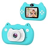 子供用 デジタル カメラ 前後カメラ 自撮り 2.0インチ 液晶ディスプレイ キッズカメラ 32GSDカート付き 1080P録画 USB充電