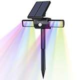 Solar Garden Lights, Homecube Landscape Lighting Solar Lights Outdoor Lighting With Rotatable Dual H