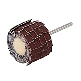 uxcell フラップホイール 320グリットと3mm軸 エメリー布 サンドペーパー ワイヤー研磨材