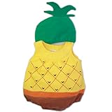 【帽子付パイナップルロンパス】パイン着ぐるみ (80)