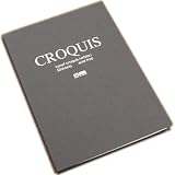 CROQUIS クロッキーブック ホワイト B5 黒表紙