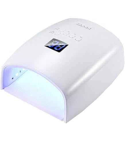 Amazon | UV LED ネイルランプ 72W 充電式 UVライト タイマー4段階設定