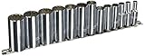 Stanley Proto J52112 13 Piece 12 Point 3/8 Drive Deep Socket Set by Stanley-Proto
