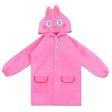 Necory(ネコリー) ベビー 子供 キッズ レインコート カッパ かわいい アニマル 雨合羽