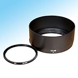 エフフォト F-Foto フード&フィルター セット Canon キヤノン レンズフード ES-68 互換 フード と 49mm レンズ保護フィルター セット ES6849SET