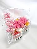 【プリザーブドフラワー／グランドピアノシリーズ】ピンクのフリルのカーネーションとミニ薔薇の奏でる明るい優しさを添えて【リボンラッピング付き 送料無料】【お祝い 演奏会 音楽 ピアノ フラワーギフト】